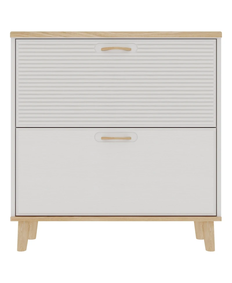 Boyel Living Shoes Storage Cabinet for Entryway Slim Freestanding Shoe Organizer