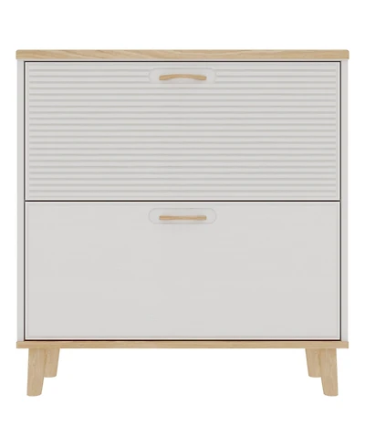 Boyel Living Shoes Storage Cabinet for Entryway Slim Freestanding Shoe Organizer