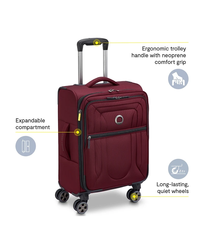 Delsey Paris Shadow Dlx Small Expandable Carry-On Spinner