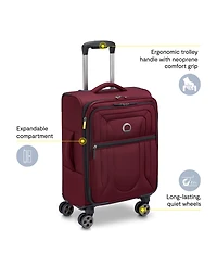 Delsey Paris Shadow Dlx Small Expandable Carry-On Spinner