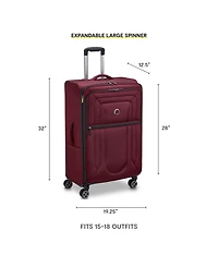 Delsey Paris Shadow Dlx Large Check-In Spinner