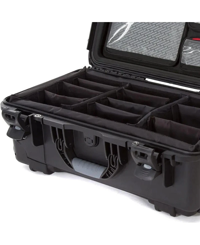 Nanuk Wheeled Series 935 Lightweight Nk-7 Resin Waterproof Hard Case with Lid Organizer and Padded Dividers