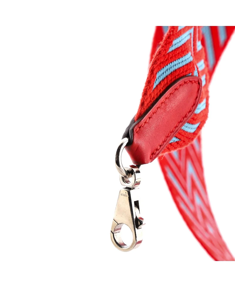 Pre-Owned HERMES 50 Sangle Zigzag Shoulder Strap Cavale Canvas