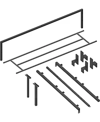 gaomon Queen Metal Platform Bed Frame, Heavy Duty Steel Slat Support with 13.8" Height, Queen Size