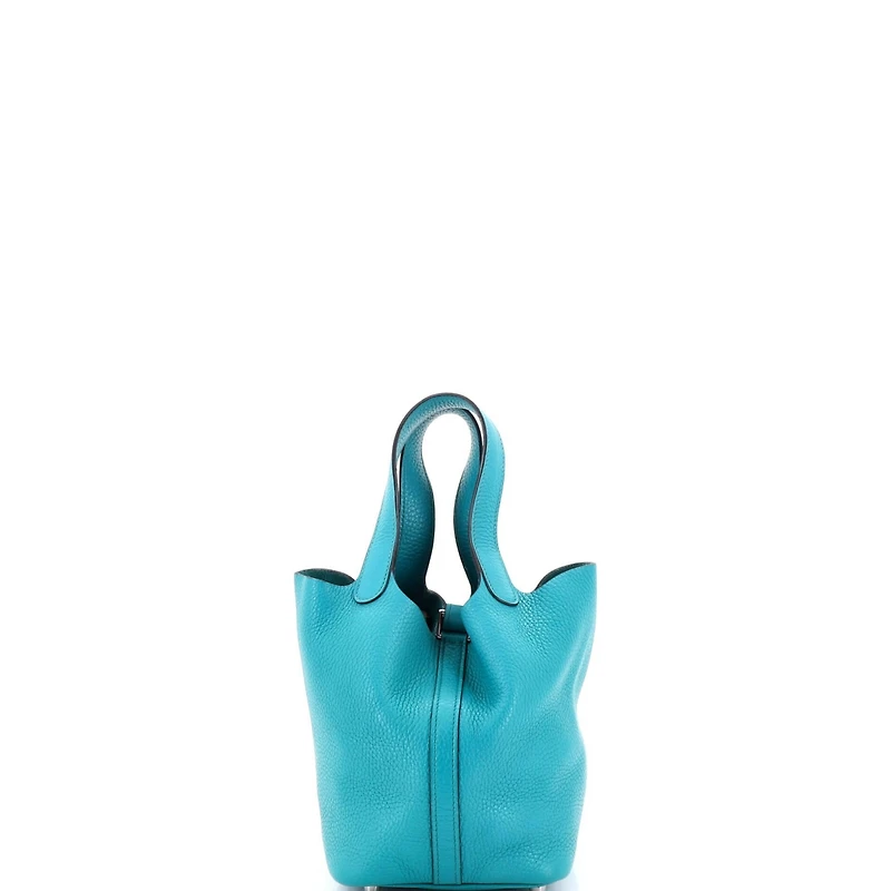 Pre-Owned HERMES Pm Picotin Lock Bag Clemence