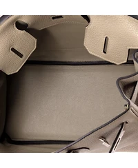 Pre-Owned Hermes Birkin Handbag Togo with Palladium Hardware