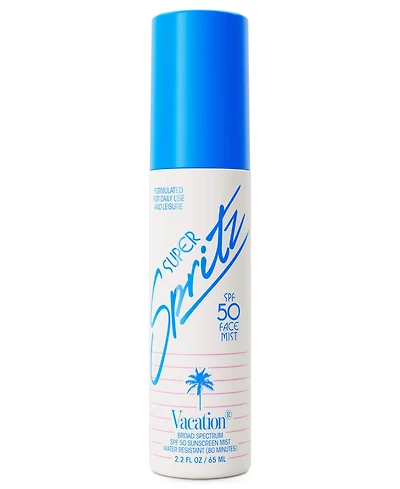 Vacation Super Spritz Spf 50 Face Mist Sunscreen, 2.2 oz.