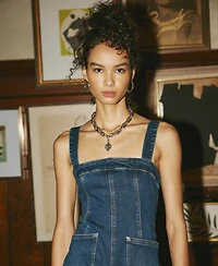 Free People Women's Suns Out Square Neck Bootcut Jumpsuit