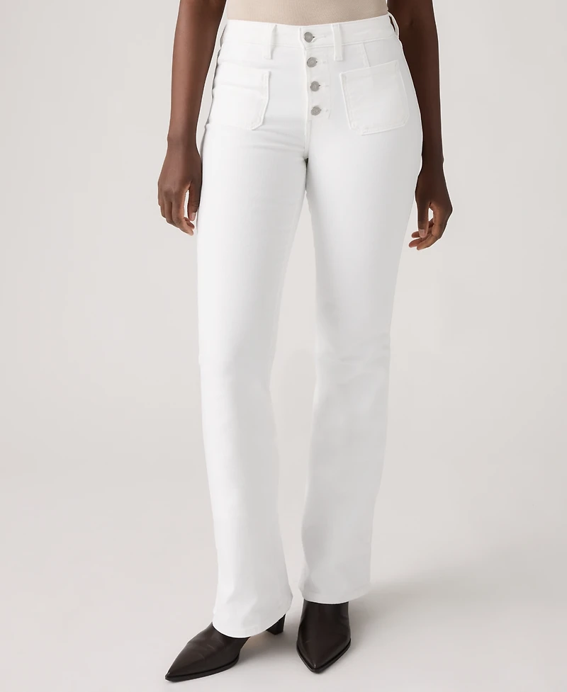 Levi's Women's 726 Patch Pocket High Rise Slim Fit Flare Jeans