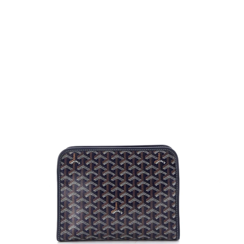 Pre-Owned Goyard Mm Jouvence Toiletry Pouch Coated Canvas