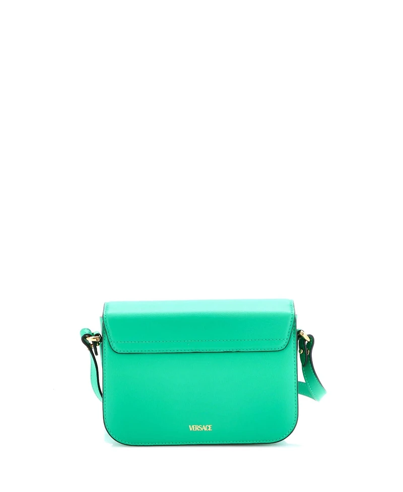 Pre-Owned Versace Small La Medusa Flap Shoulder Bag Leather