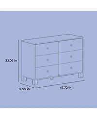 Storkcraft California 6-Drawer Double Dresser