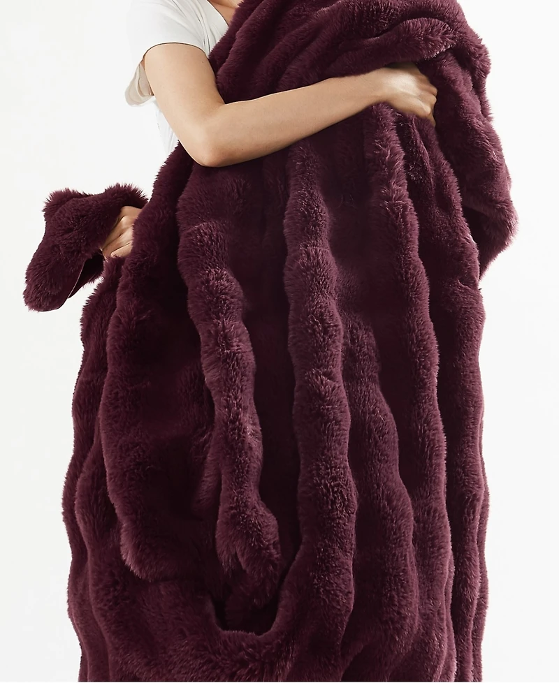 Frye Bubble Faux Fur 2-Pc. Comforter Set, Twin/Twin Xl