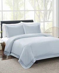 Vince Camuto Classic 400-Thread Count Cotton 3-Pc. Duvet Cover Set, King