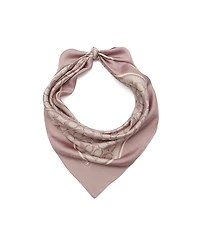 Coach Women's Textured Signature C Printed Silk Square Scarf