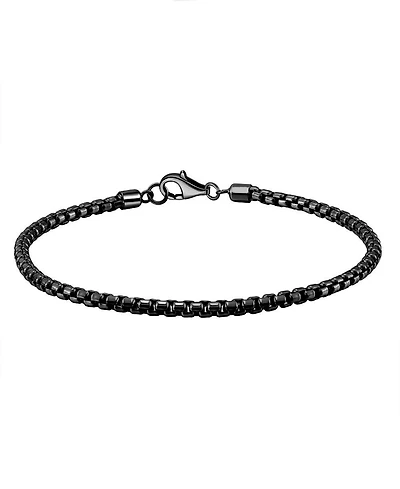 Rhona Sutton Men's Stainless Steel Rolo Chain Bracelet