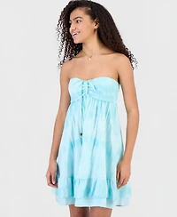 Sincerely Jules Juniors' Convertible Halter Babydoll Mini Dress