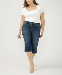 Silver Jeans Co. Plus Isbister High-Rise Capri
