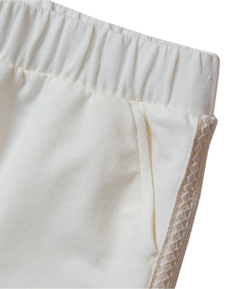 Lands' End Girls French Terry Pull On Shorts