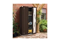 Aecojoy Outdoor Storage Cabinet Waterproof with Shelves