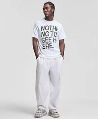 Mode of One Men's Linen & Cotton Baggy Barrel Pants, Macy's Exclusive
