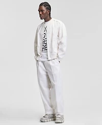 Mode of One Men's Linen & Cotton Bomber Jacket, Macy's Exclusive