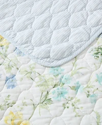 Laura Ashley Poppy Meadow Reversible -Pc. Quilt Set