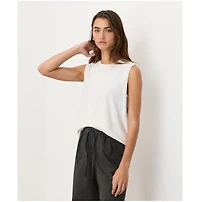 Pact Women's Cotton Slub High Neck Tank Top