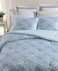 Laura Ashley Quartet Reversible -Pc. Comforter Set