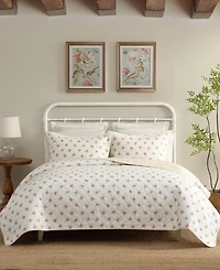 Laura Ashley Dorrie Reversible -Pc. Quilt Set