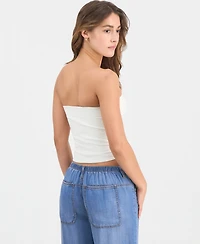 Love Tribe Juniors' Ford Reversible Strapless Tube Top