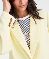 On 34th Women's Relaxed Crepe Blazer, Macy's Exclusive
