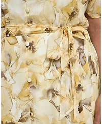 Calvin Klein Plus Printed Midi Dress