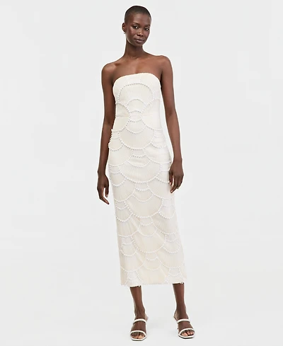 Rachel Rachel Roy Women's Gaia Faux-Pearl Beaded Maxi Dress