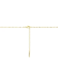 Unwritten Cubic Zirconia and Semi Precious Stone Floral Cluster Charm Pendant Necklace