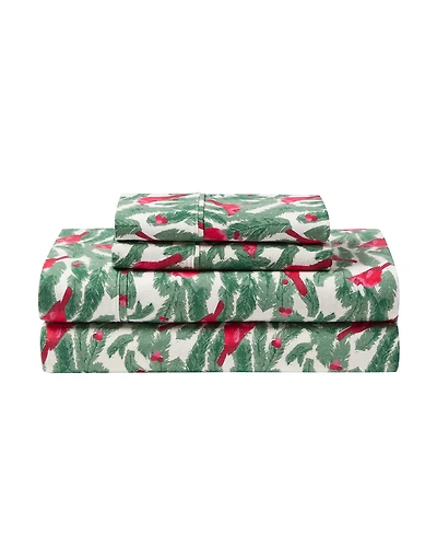 Hallmark Brushed Cotton Flannel 3-Pc. Sheet Set, Twin