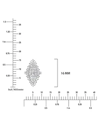 Macy's Polished Cubic Zirconia Cocktail Ring in Rhodium Over Sterling Silver