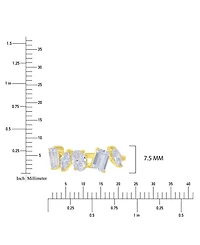 Macy's Multi-Shaped Cubic Zirconia Ring 14k Yellow Gold Over Sterling Silver
