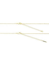 Unwritten Cubic Zirconia Infinity Heart Pendant Layered Necklace with Earring Set