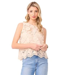 Vince Camuto Womens Crewneck Top