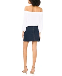 Vince Camuto Women's Off-The-Shoulder Pleated Blouse