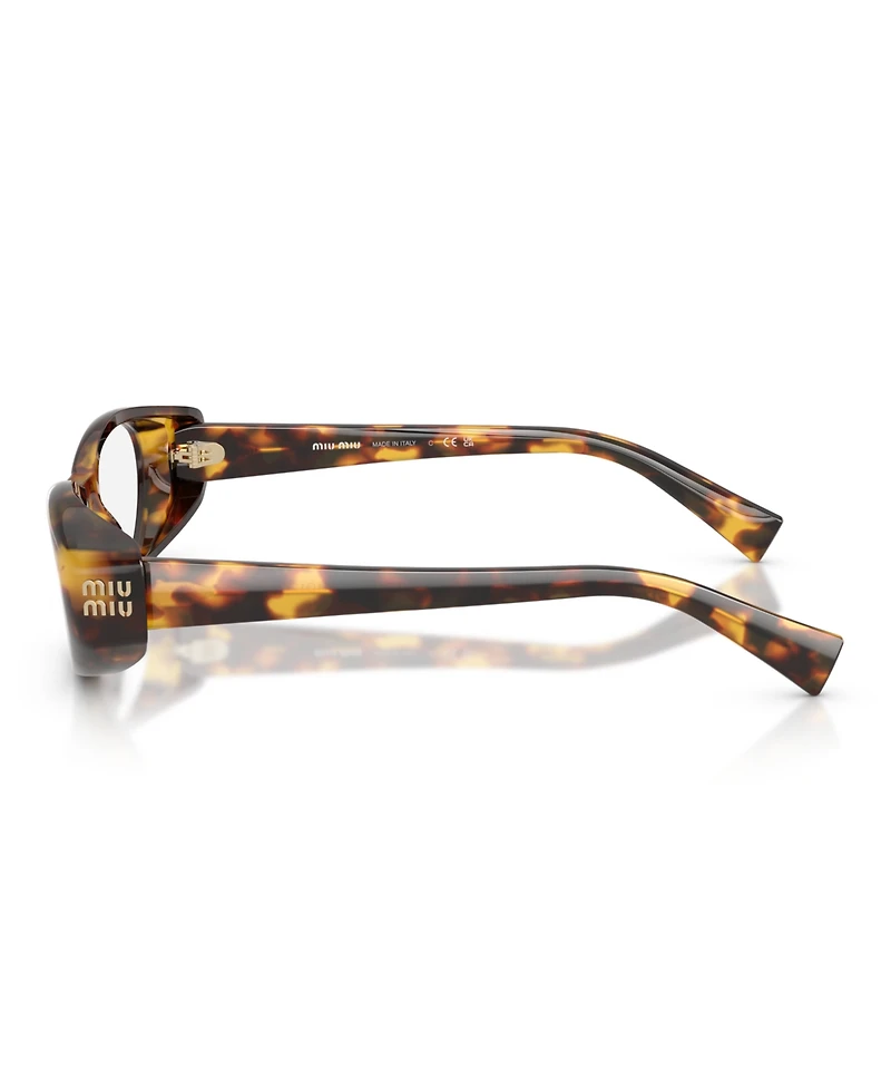 Miu Women's Oval Eyeglasses, Mu 03ZV