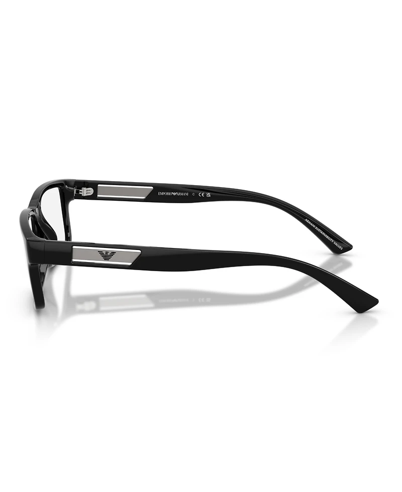 Emporio Armani Men's Rectangle Eyeglasses, EA3278