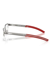 Scuderia Ferrari Men's Rectangle Eyeglasses, FZ7017D
