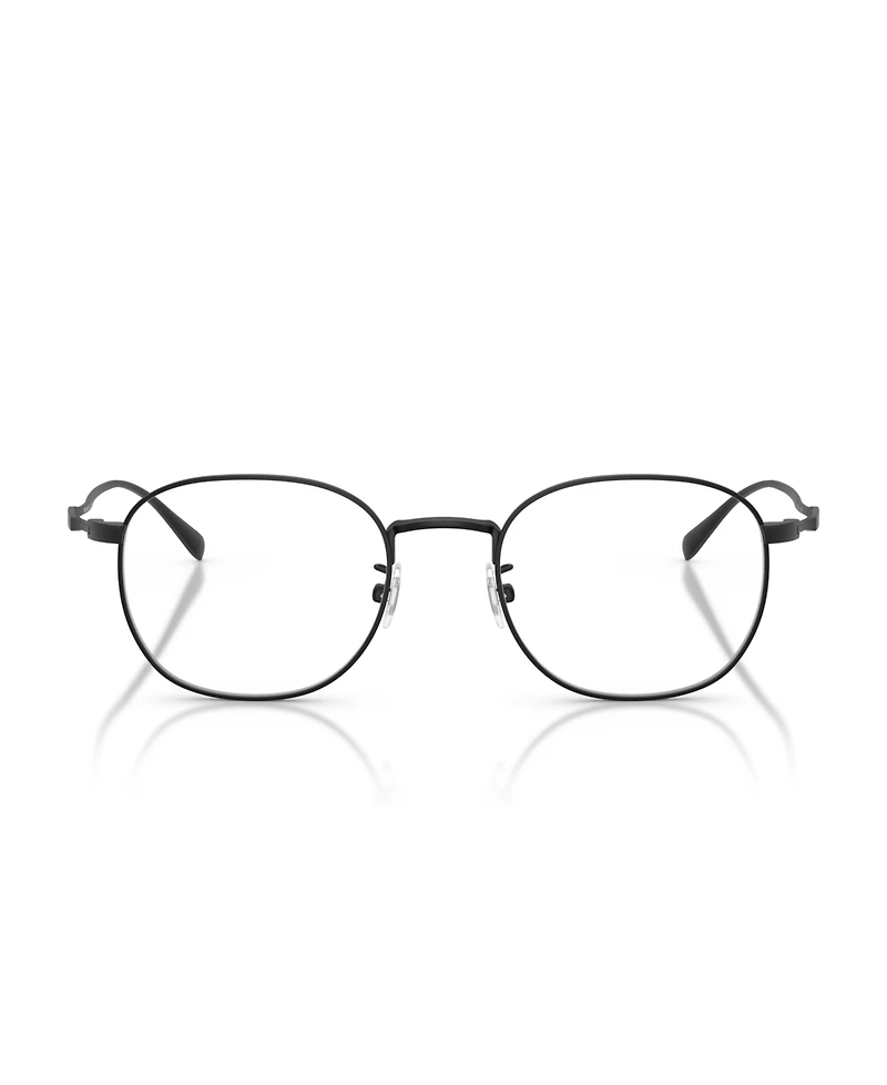 B by Brooks Brothers Men's Round Eyeglasses