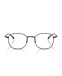 B by Brooks Brothers Men's Round Eyeglasses