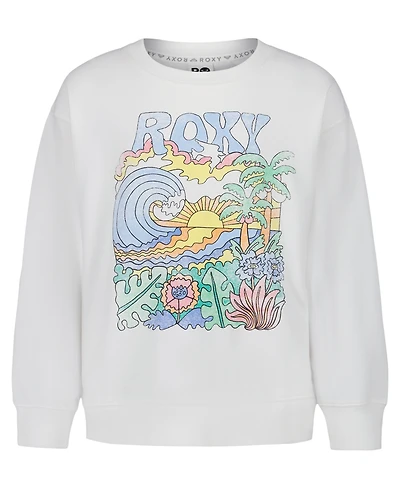 Roxy Girls' 7-16 Crewneck Oversized Sweatshirt