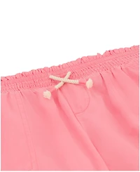 Roxy Girls' 7-16 Smocked Elastic Waist Twill Shorts