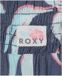 Roxy Girls' 7-16 Smocked Elastic Waistband Shorts
