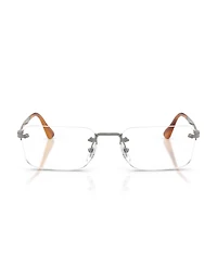 Persol Unisex Rectangle Eyeglasses